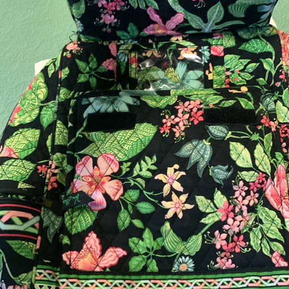 Vera Bradley floral print black background book bag. Good condition. - Picture 2 of 7
